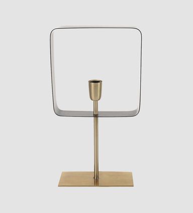 Iron Square-shaped Table Lamp