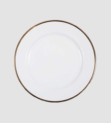Gold-rimmed Presentation Plate - 31 Cm