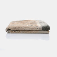 Velvet Marble Bed Throw