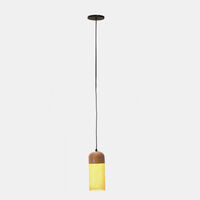 Charlie Glass Wood Pendant Lamp