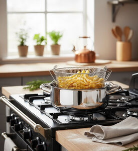 Silampos Europa Stainless Steel Frying Pan, Packshot View