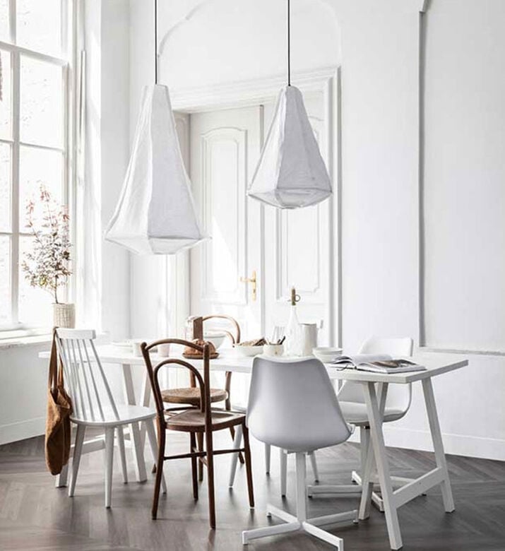 Titan Fabric Torch Hanging Lamp