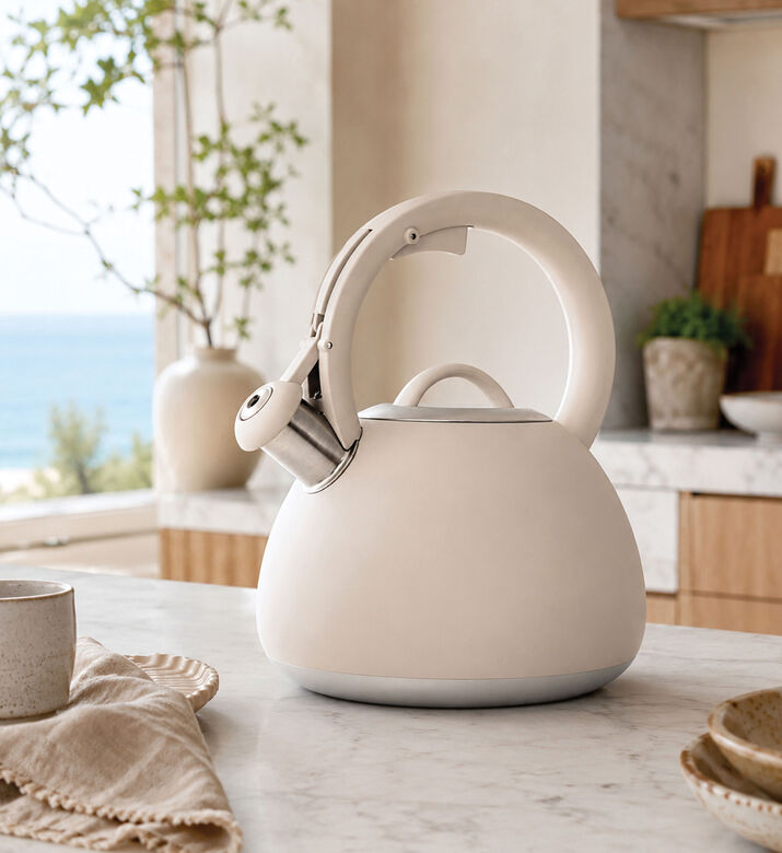 Home Deco and More Color Coating Whistling Kettle, Packshot View