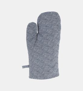 Home Deco and More Quilted Design Kitchen Glove, Blue, Packshot View