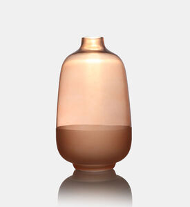 Jolipa Hany Peach Glass Vase, Orange, S, Packshot View