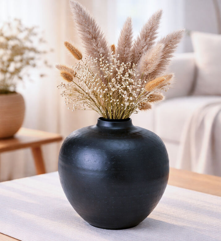 Home Deco and More Iron Decorative Vase, Packshot View
