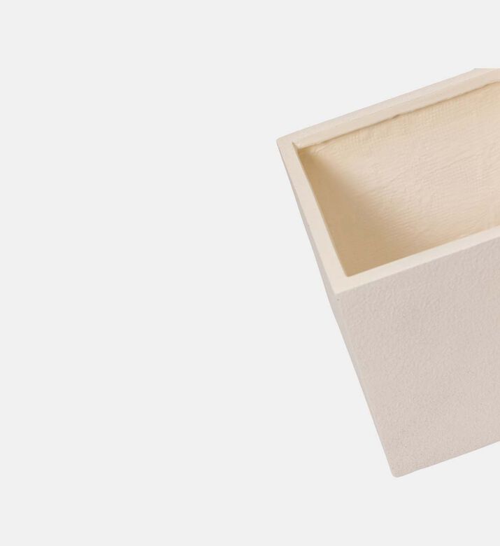 Fiber Clay Square Planter