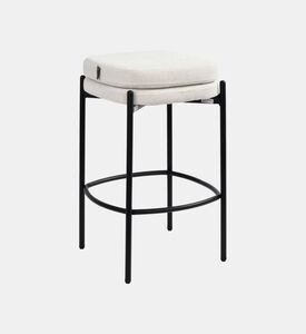 Home Deco and More Griffin Plywood Bar Stool, Beige, Packshot View