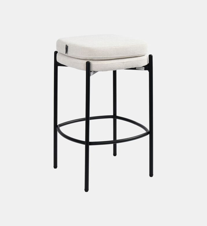 Home Deco and More Griffin Plywood Bar Stool, Beige, Packshot View
