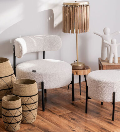 Gularo Mango Wood Table Lamp