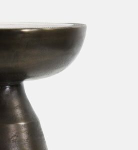 Light and Living Pajsa Metal Bronze Finish Side Table, Packshot View