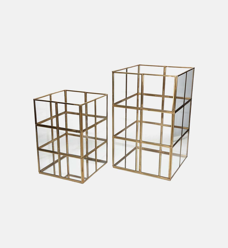 Hurricane Candle Holder 2-piece