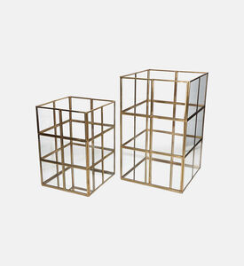 Hurricane Candle Holder 2-piece