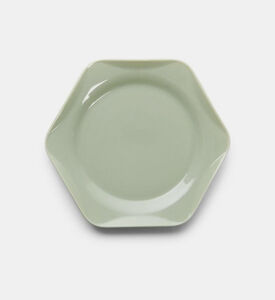 Essenza Sculpture Porcelain Cake Plate, Green, 17-cm, Packshot View