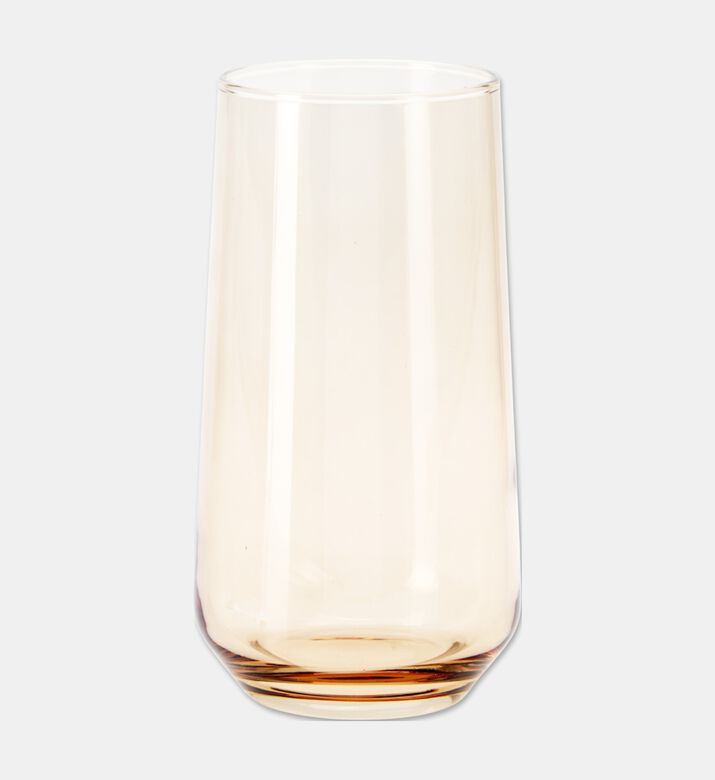Home Deco and More Amber Translucent Wine Glass, Packshot View
