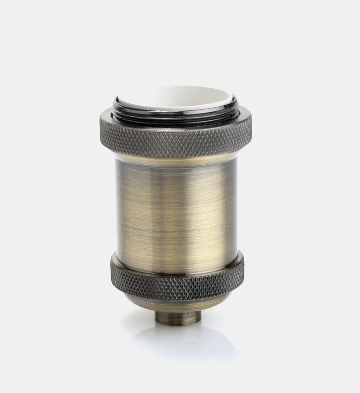 E27 Brass-plated Steel Socket
