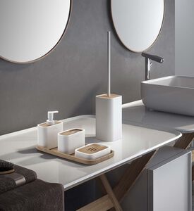 Ninfea Resin Bamboo Soap Holder