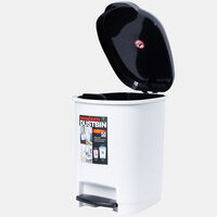 Plastic Step-on Pedal Bin - 10 W