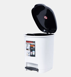 Plastic Step-on Pedal Bin - 10 W