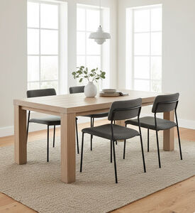 Home Deco and More Rafter Wood Dinning Table, Packshot View