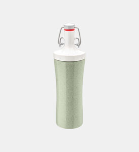 Koziol Geschenk To Go Organic Plastic Water Bottle, Green, 425-ml, Packshot View