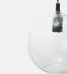 Home Deco and More Recycled Glass Globe Pendant Lamp, Packshot View