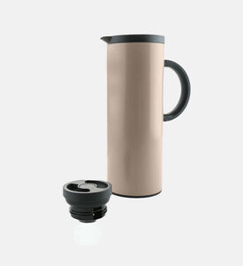 Excellent Houseware Insulated Vacuum Jug, Taupe, 1-l, Packshot View