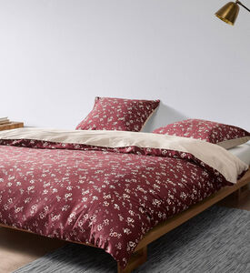 Zuri Wine Floral Bedding Set