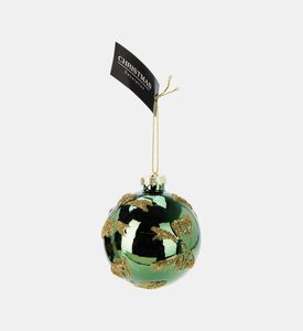 Home Deco and More Xmas Ball Glass, Green, Packshot View