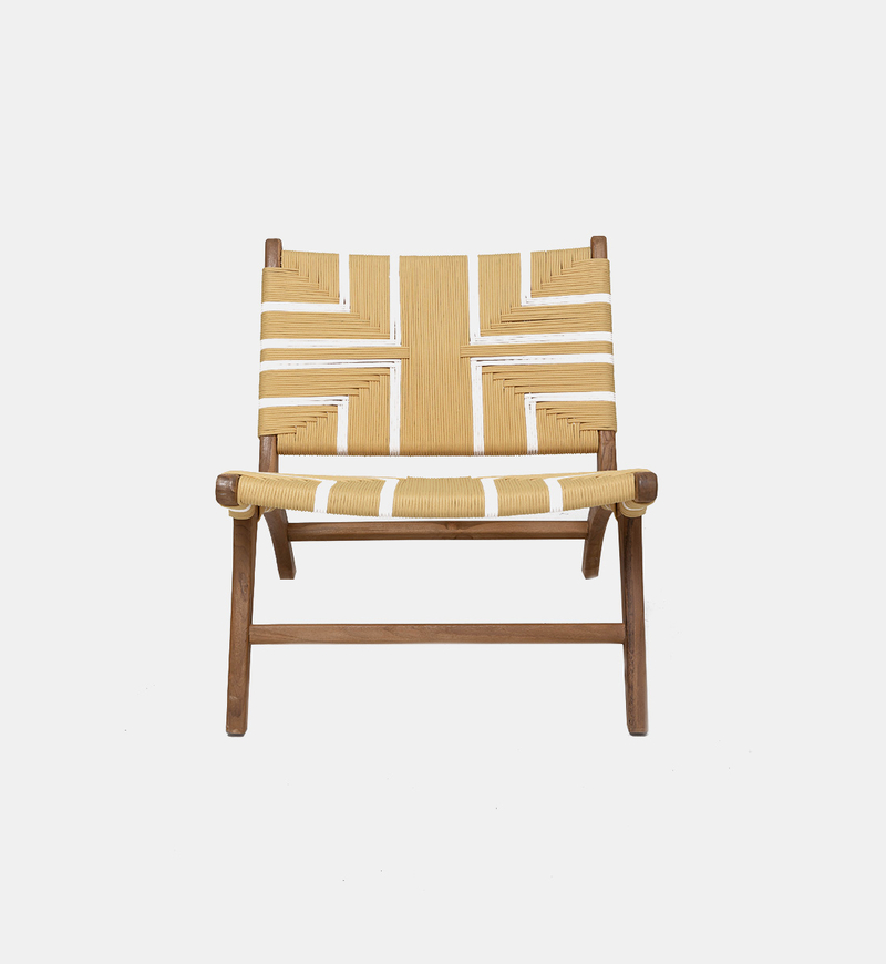 Catania Teak Rope Lounge Chair