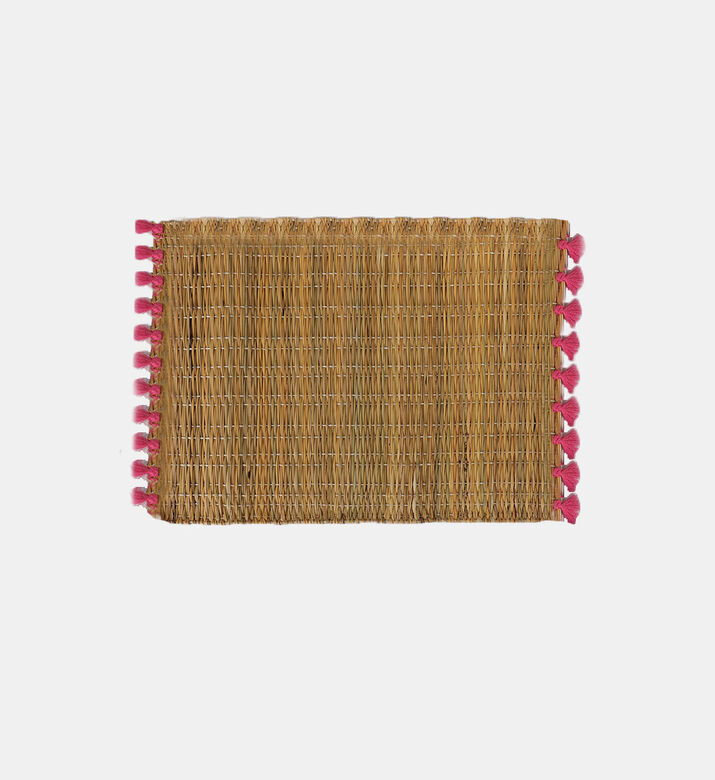 Placemat Straw With Tassels - 30 X 40 Cm
