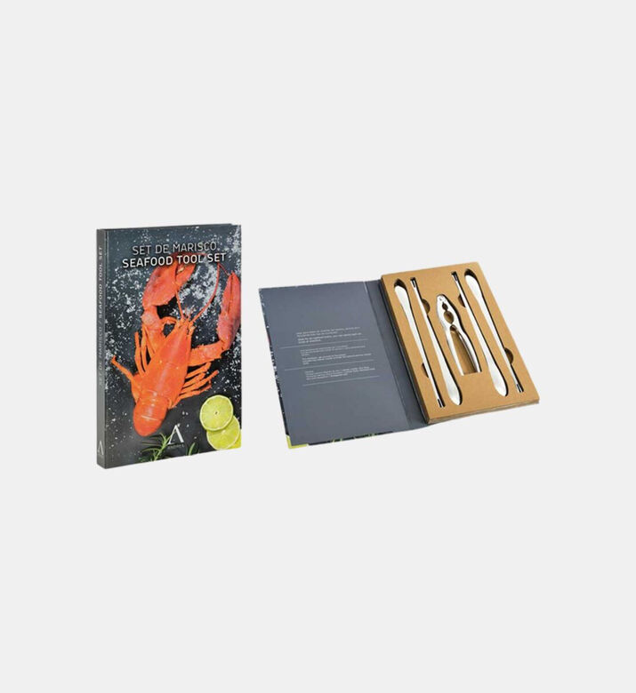 Andrea House Metal Sea Food Tools 5-piece Set, Packshot View