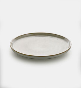 Home Deco and More Rustic Washed Round Plate, Packshot View