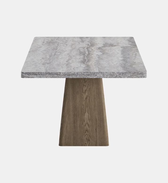 Home Deco and More Wood Base Rectangle Dining Table, Packshot View