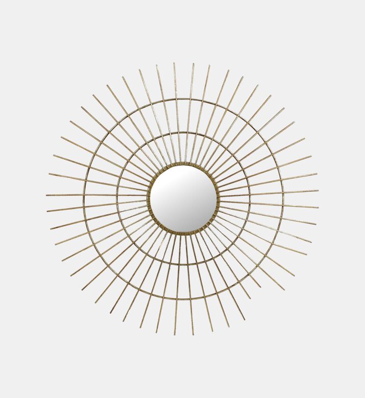 Gold Symmetricalround Sun Mirror