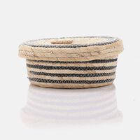Straw Lidded Baskets