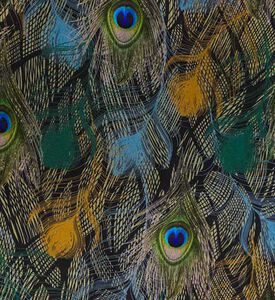 Peafowl Satin 2-piece Bed Set