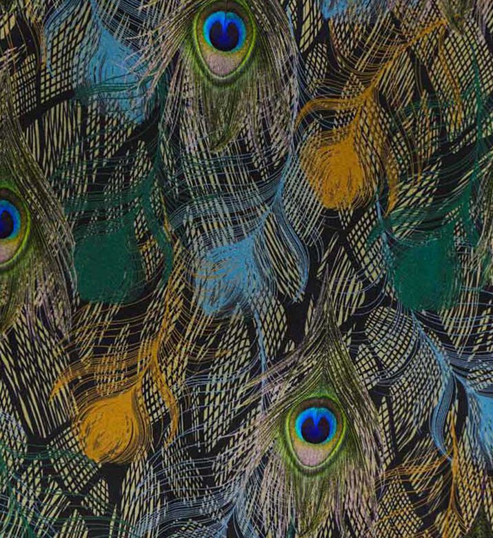 Peafowl Satin 2-piece Bed Set