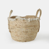 Fringed 3-piece Baskets