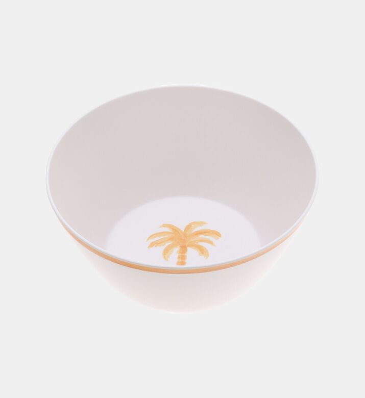 Excellent Houseware Melamine Watercolor Stripes Bowl, Orange, Packshot View
