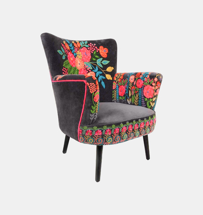 Lily Mango Wood Arm Chair