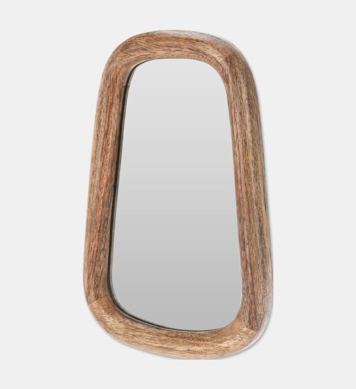 Home Deco and More Mirror Rect Wood 25cm, Packshot View