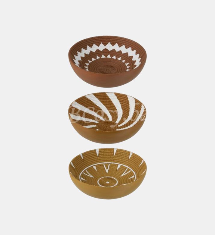 Aztec Pattern Ceramic Bowl