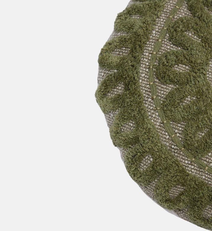 Home Deco and More Vita Handloom Tufted Cushion 40 Cm, Green, Packshot View