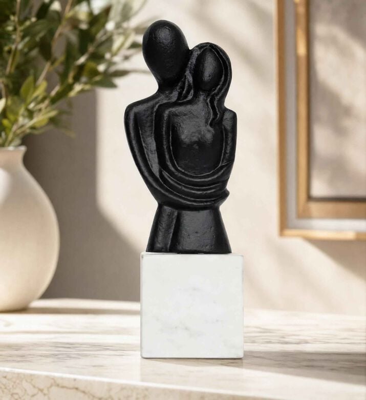 Home Deco and More Embrace Marble Base Couple Figurine, Model View