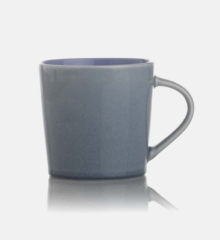 Home Deco and More Ceramic Colorful Handled Mug, Blue, Packshot View Home Deco and More Ceramic Colorful Handled Mug, Blue, Packshot View