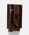 Pillar Mango Wood Books Rack