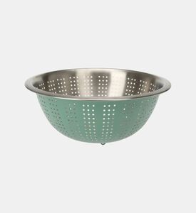 Excellent Houseware Stainless Steel 201 Colander, Green, Packshot View