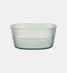 Home Deco and More Matrix Acrylic Salad Bowl, Green, Packshot View