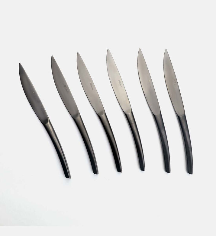 Guy Degrenne Monobloc Steak Knives 6-piece Set, Packshot View